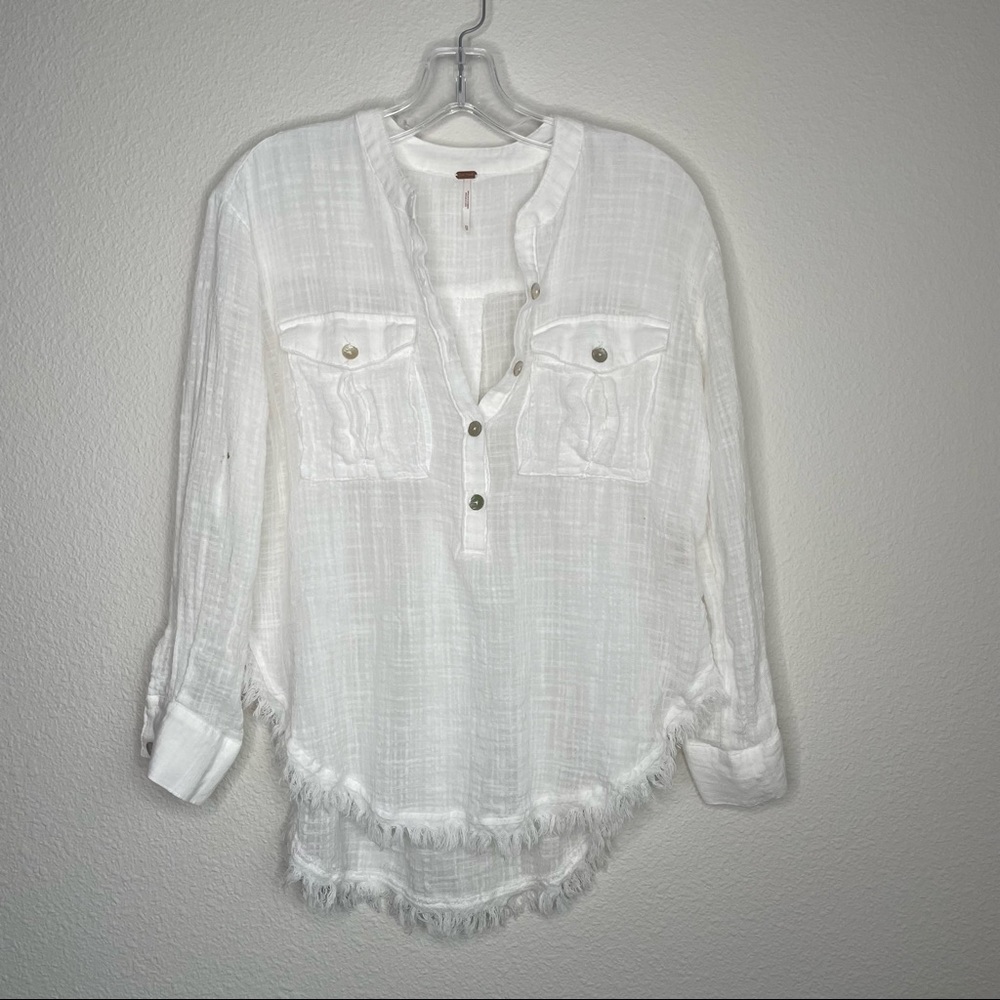 Free People white pullover top